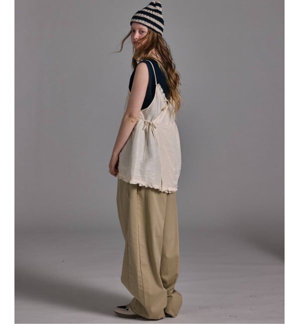 journal standard luxe「ヴィンテージローン フリルキャミブラウス」|シャツ・ブラウス|
