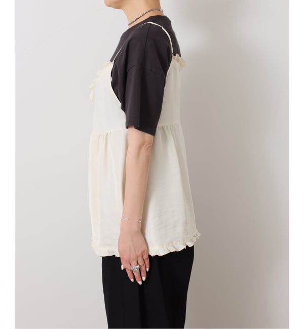 journal standard luxe「ヴィンテージローン フリルキャミブラウス」|シャツ・ブラウス|