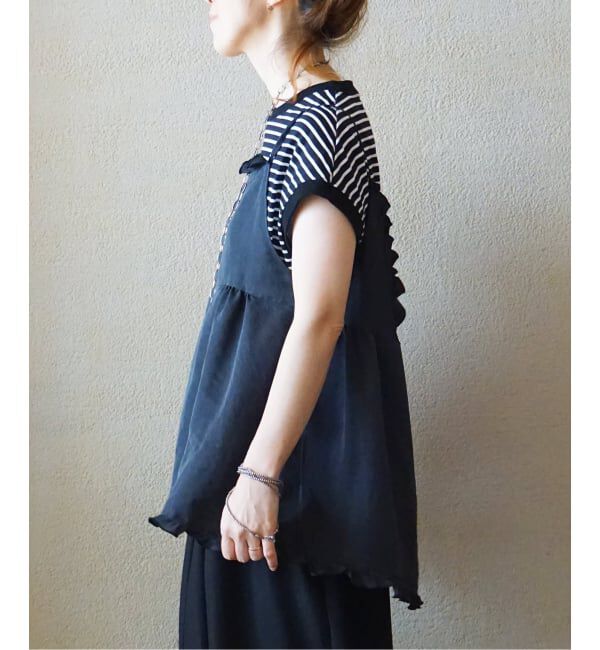 journal standard luxe「ヴィンテージローン フリルキャミブラウス」|シャツ・ブラウス|