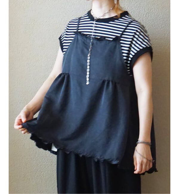 journal standard luxe「ヴィンテージローン フリルキャミブラウス」|シャツ・ブラウス|