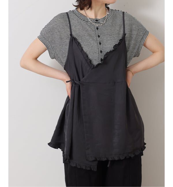 journal standard luxe「ヴィンテージローン フリルキャミブラウス」|シャツ・ブラウス|