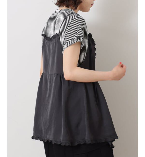 journal standard luxe「ヴィンテージローン フリルキャミブラウス」|シャツ・ブラウス|