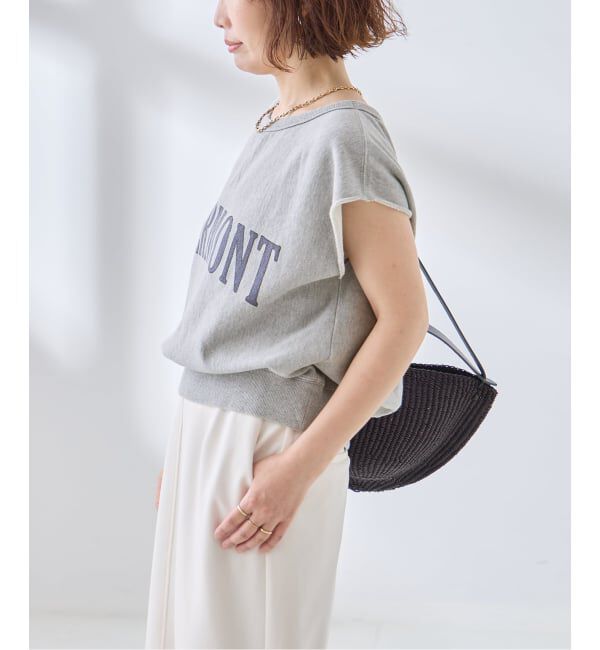 journal standard L'essage「裏毛ノースリーブ ロゴプルオーバー」|Tシャツ・カットソー|