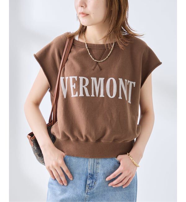 journal standard L'essage「裏毛ノースリーブ ロゴプルオーバー」|Tシャツ・カットソー|