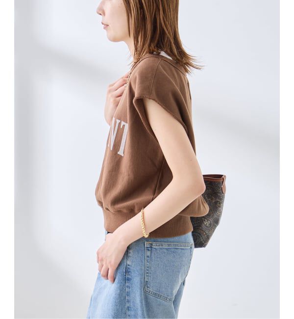 journal standard L'essage「裏毛ノースリーブ ロゴプルオーバー」|Tシャツ・カットソー|