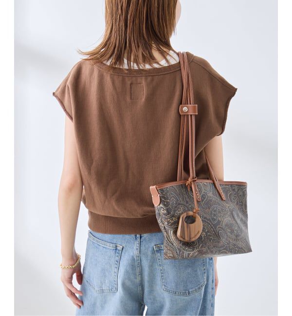 journal standard L'essage「裏毛ノースリーブ ロゴプルオーバー」|Tシャツ・カットソー|