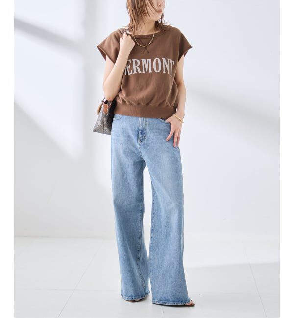 journal standard L'essage「裏毛ノースリーブ ロゴプルオーバー」|Tシャツ・カットソー|