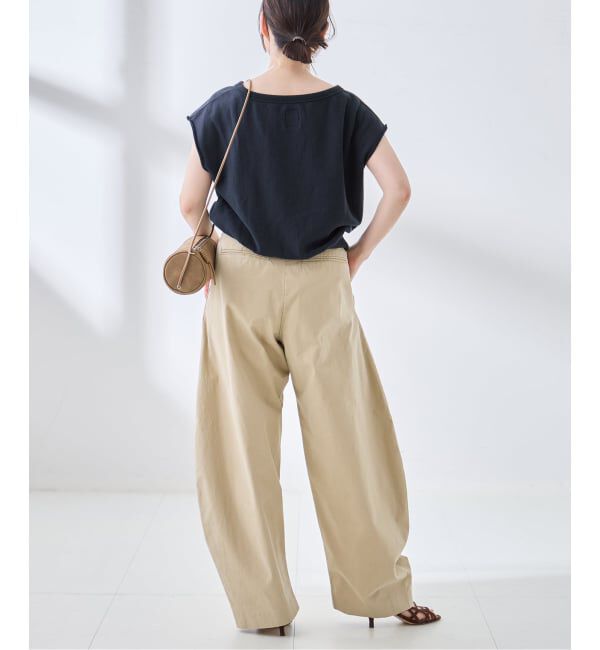 journal standard L'essage「裏毛ノースリーブ ロゴプルオーバー」|Tシャツ・カットソー|