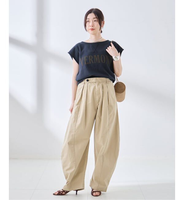journal standard L'essage「裏毛ノースリーブ ロゴプルオーバー」|Tシャツ・カットソー|