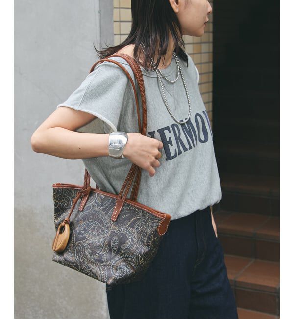 journal standard L'essage「裏毛ノースリーブ ロゴプルオーバー」|Tシャツ・カットソー|