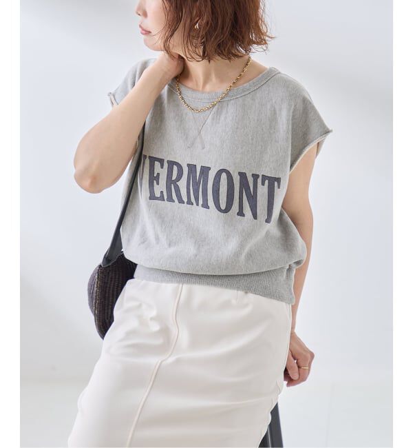 journal standard L'essage「裏毛ノースリーブ ロゴプルオーバー」|Tシャツ・カットソー|