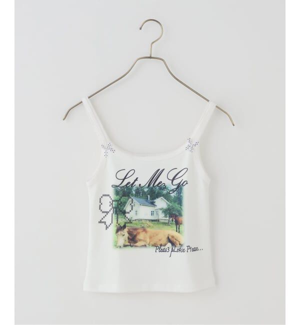 Oriens JOURNAL STANDARD「【HOLECO/ホレコ】 Dango Camisole（LET ME GO）」|キャミソール|
