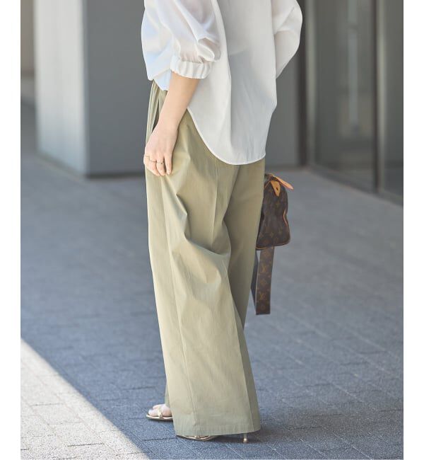 journal standard L'essage「《追加3》ウォッシャブル タイプライターイージーワイドパンツ」|その他|