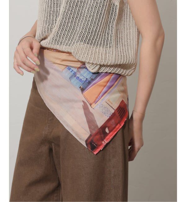 JOURNAL STANDARD relume「【LY / エルワイ】 Postcard scarf」|バンダナ・スカーフ|