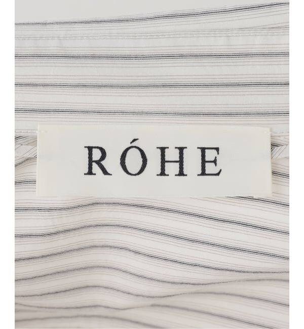 journal standard L'essage「ROHE/ローエ Silk stripe belted shirt シャツ」|シャツ・ブラウス|