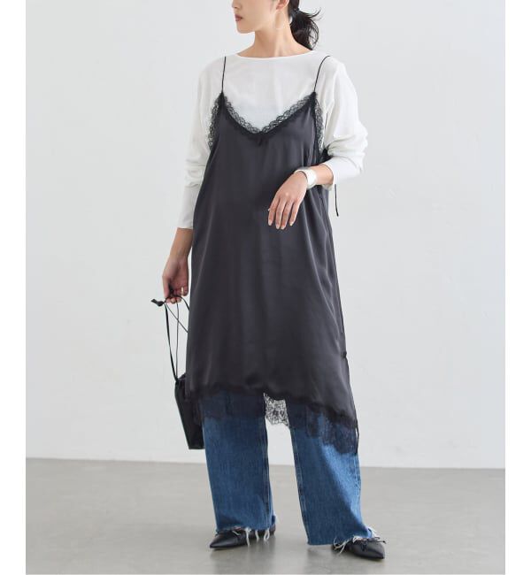journal standard L'essage「リヨセルサテンキャミワンピース」|ワンピース|