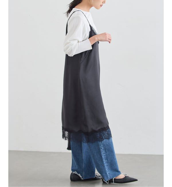 journal standard L'essage「リヨセルサテンキャミワンピース」|ワンピース|