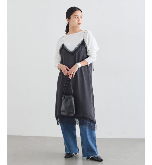 journal standard L'essage「リヨセルサテンキャミワンピース」|ワンピース|