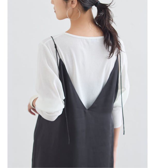 journal standard L'essage「リヨセルサテンキャミワンピース」|ワンピース|
