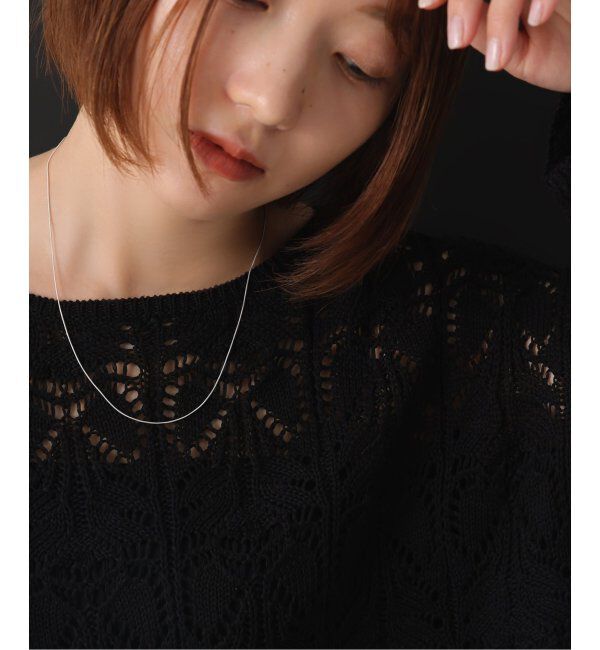 Spick and Span「【SAMH by LILAS】マジックチェーン50cmネックレス SV」|ネックレス|