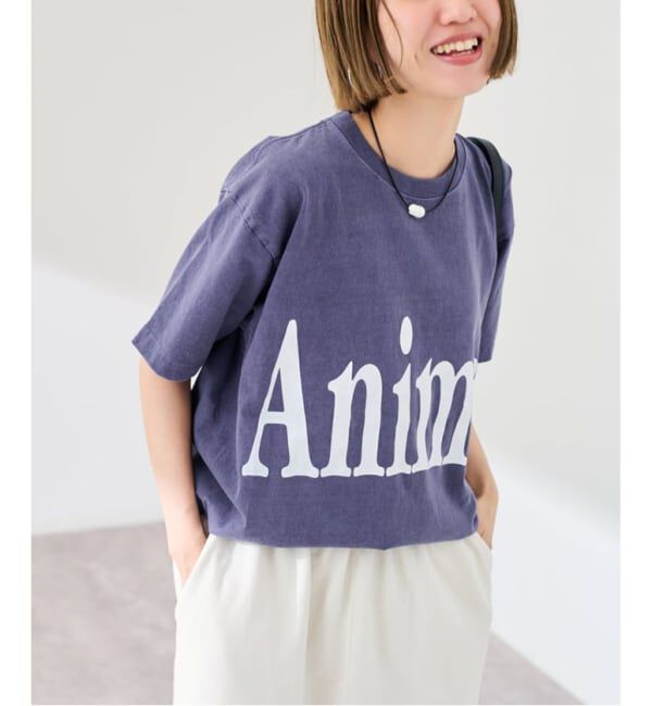 FRAMeWORK「≪新色 / 追加≫STUDIO ANIMALS 別注Animals Letter Tシャツ」|Tシャツ・カットソー|