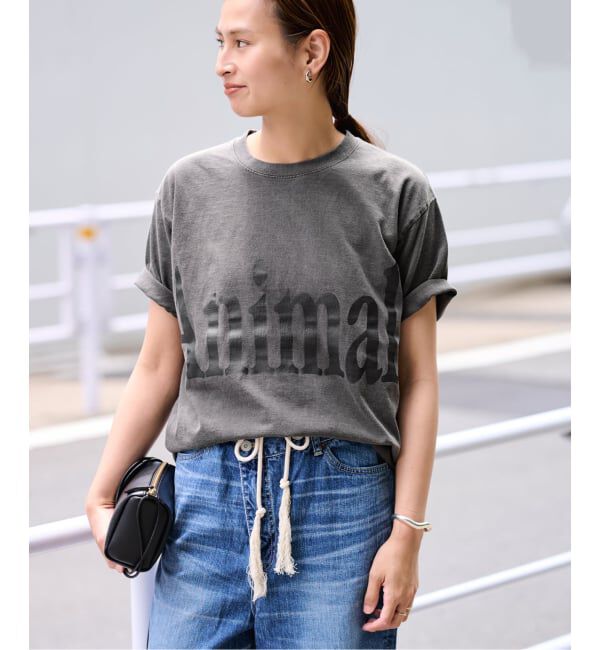 FRAMeWORK「≪新色 / 追加≫STUDIO ANIMALS 別注Animals Letter Tシャツ」|Tシャツ・カットソー|