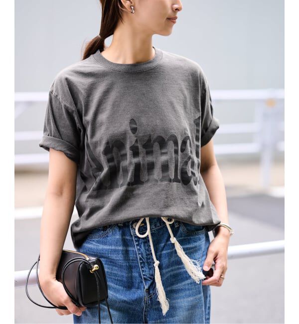 FRAMeWORK「≪新色 / 追加≫STUDIO ANIMALS 別注Animals Letter Tシャツ」|Tシャツ・カットソー|