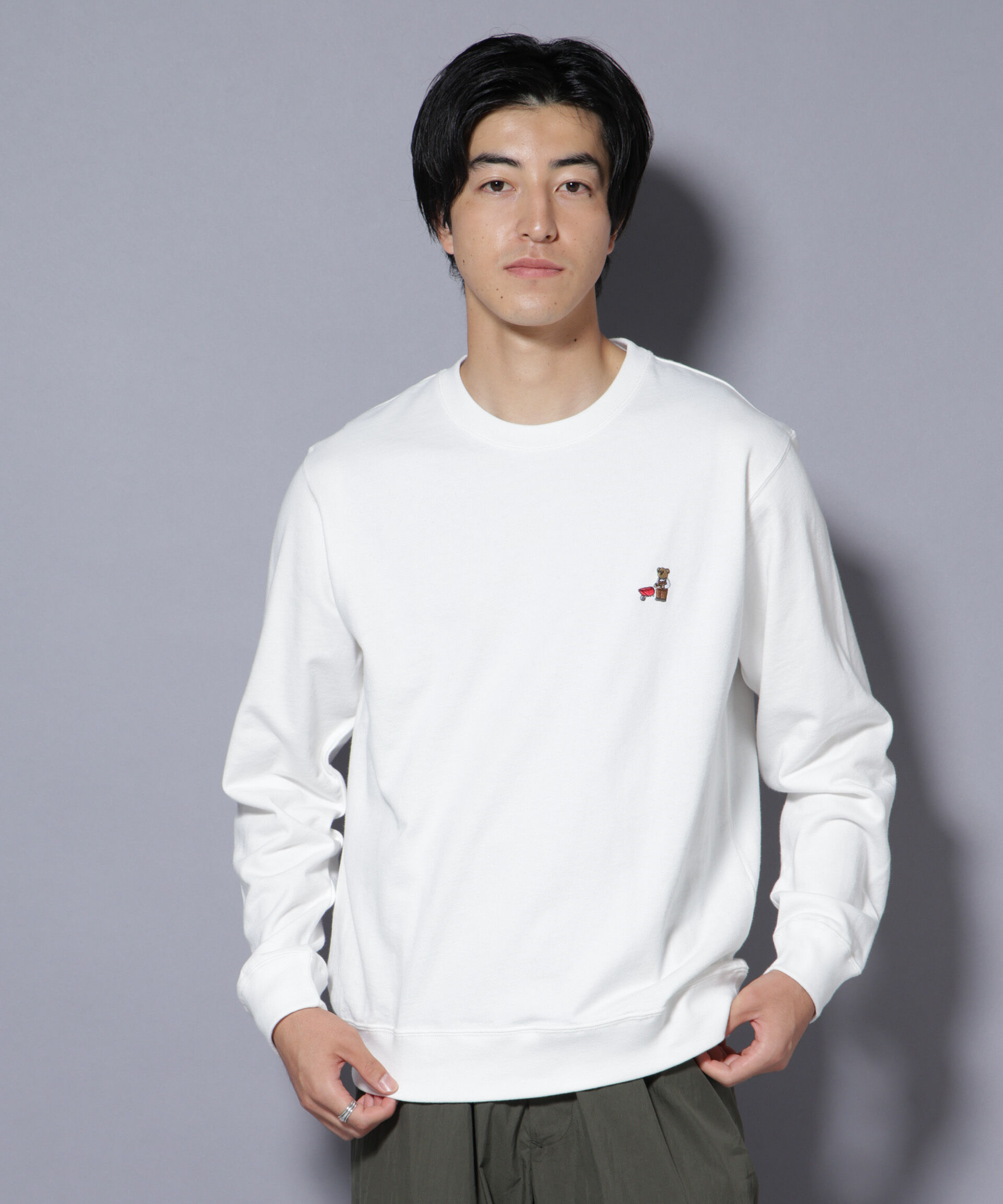 nano･universe「ナノベア ライトスウェット farmer」|Tシャツ・カットソー|