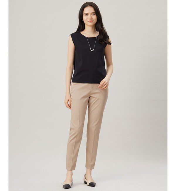 自由区「【カタログ掲載・定番人気・新色追加】コットンサテンテーパード パンツ」|その他|