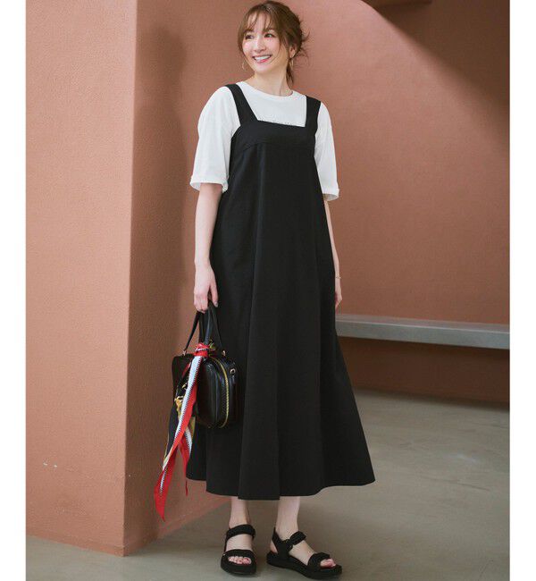 23区「ドロップショルダー メッセージ ロゴTシャツ」|Tシャツ・カットソー|