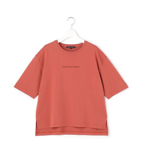 23区「ドロップショルダー メッセージ ロゴTシャツ」|Tシャツ・カットソー|