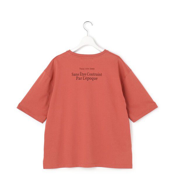 23区「ドロップショルダー メッセージ ロゴTシャツ」|Tシャツ・カットソー|