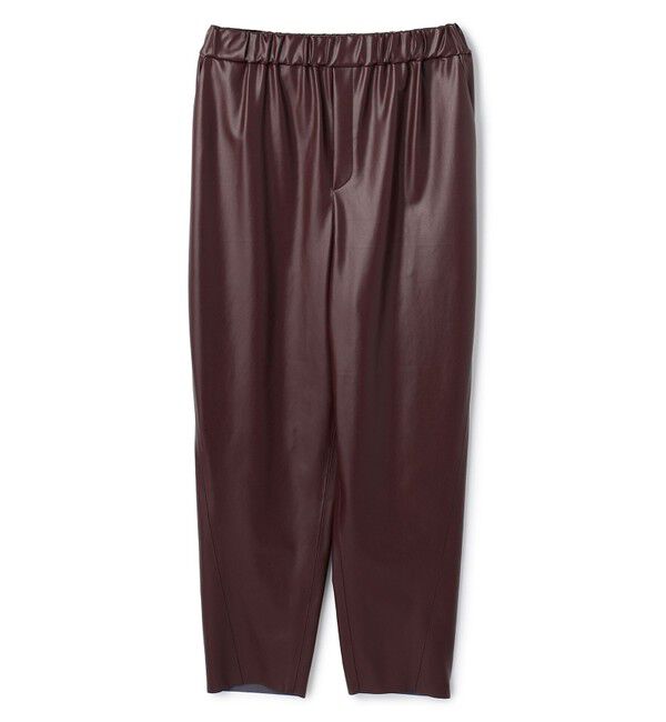 BEIGE,「HYAL / フェイクレザーカービーラインイージーパンツ」|その他|