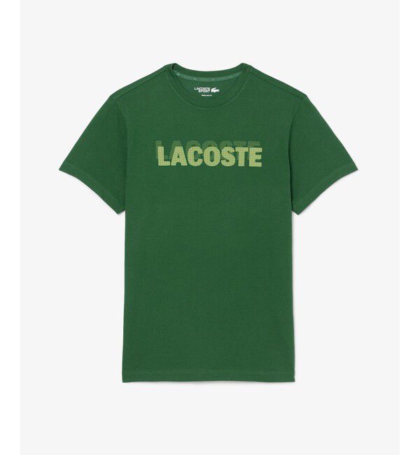 LACOSTE「ブランドネームロゴプリントウルトラドライTシャツ」|Tシャツ・カットソー|