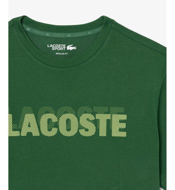 LACOSTE「ブランドネームロゴプリントウルトラドライTシャツ」|Tシャツ・カットソー|