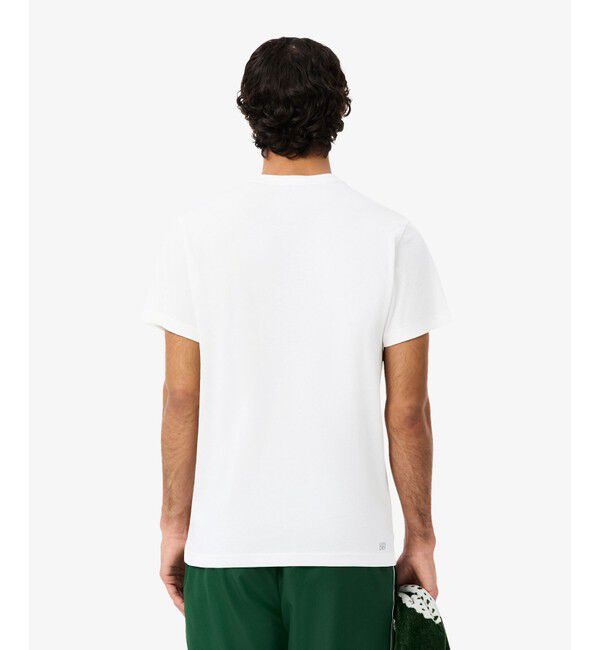 LACOSTE「ブランドネームロゴプリントウルトラドライTシャツ」|Tシャツ・カットソー|