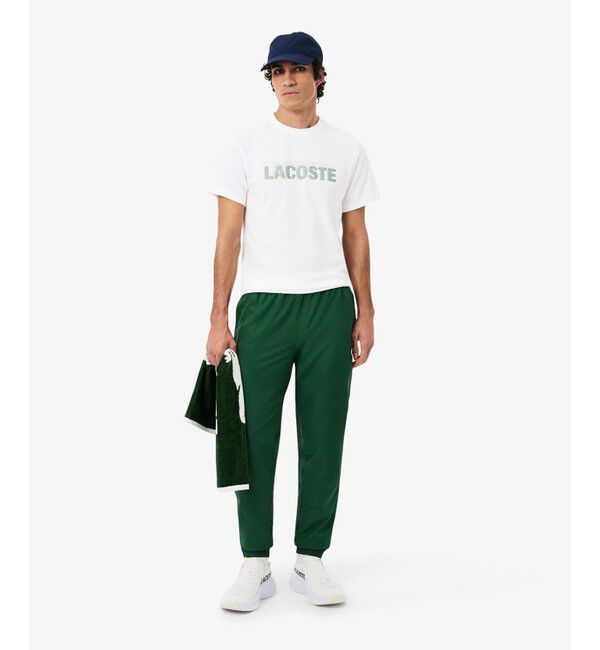 LACOSTE「ブランドネームロゴプリントウルトラドライTシャツ」|Tシャツ・カットソー|
