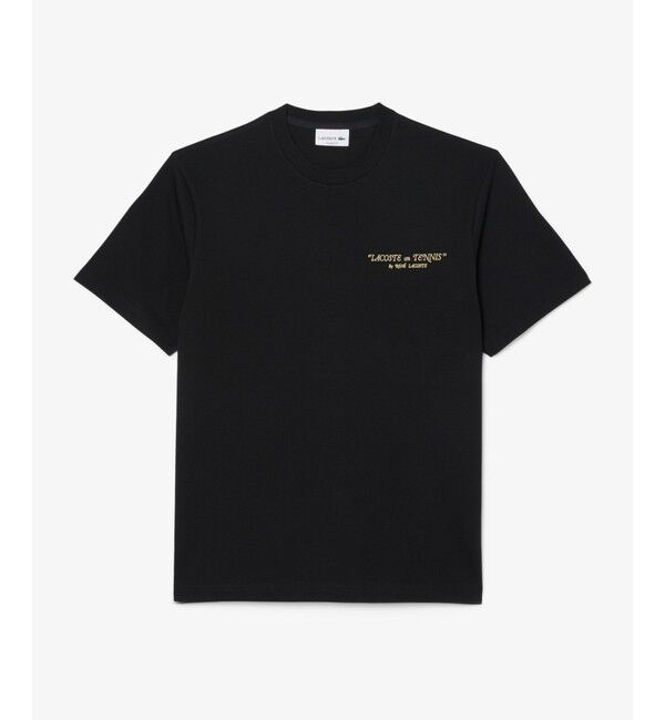 LACOSTE「ルネ・ラコステ シグネチャー&ラケットプリントTシャツ」|Tシャツ・カットソー|