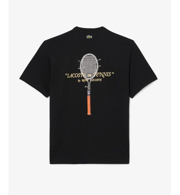 LACOSTE「ルネ・ラコステ シグネチャー&ラケットプリントTシャツ」|Tシャツ・カットソー|