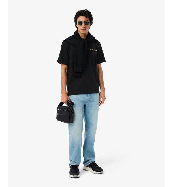 LACOSTE「ルネ・ラコステ シグネチャー&ラケットプリントTシャツ」|Tシャツ・カットソー|