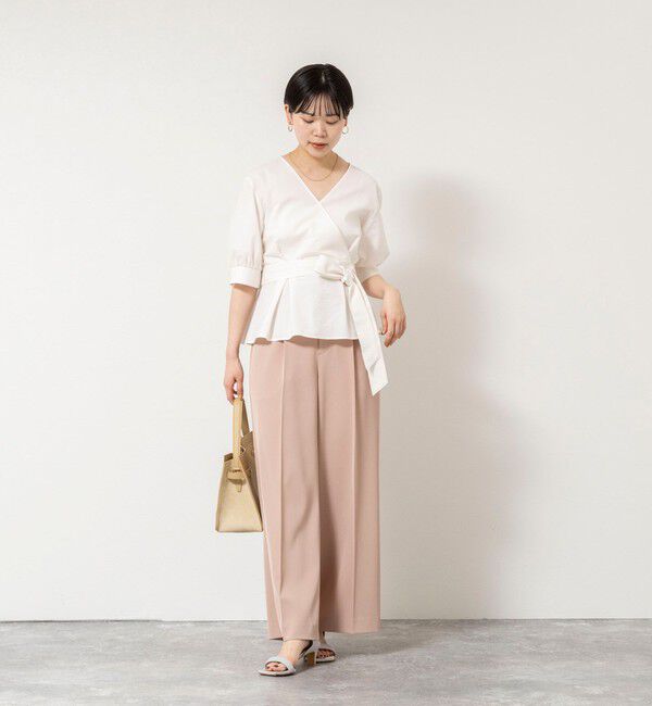 NOLLEY'S sophi「ウォッシャブル強撚ツイルワイドパンツ」|その他|