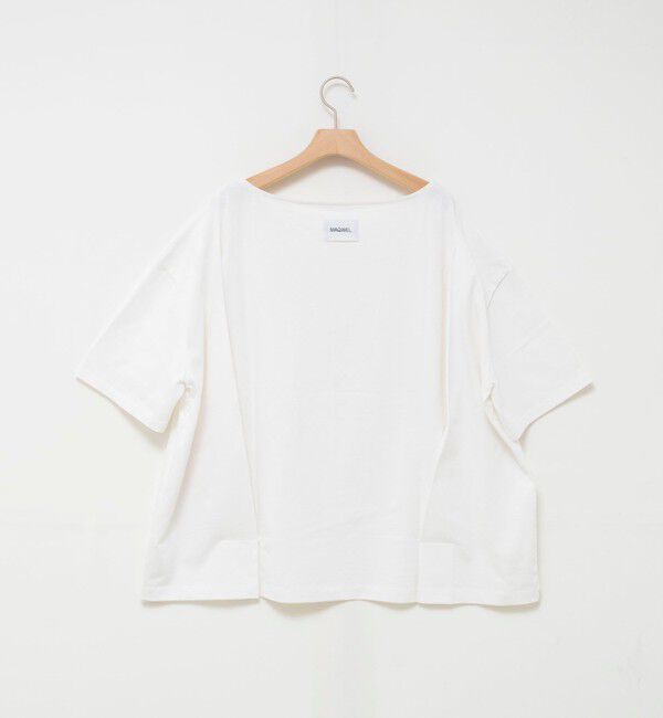 MAQWEL「【MAQWEL/マクウェル】ウォッシャブルバックタックオーバーＴ」|Tシャツ・カットソー|
