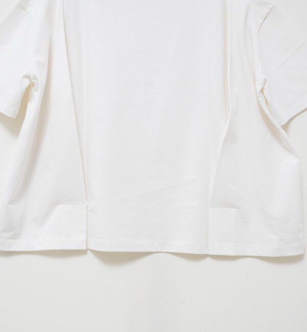 MAQWEL「【MAQWEL/マクウェル】ウォッシャブルバックタックオーバーＴ」|Tシャツ・カットソー|