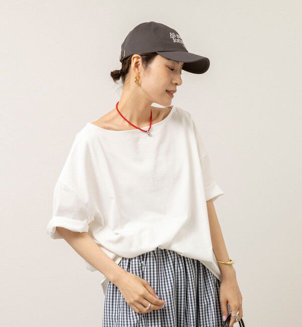MAQWEL「【MAQWEL/マクウェル】ウォッシャブルバックタックオーバーＴ」|Tシャツ・カットソー|