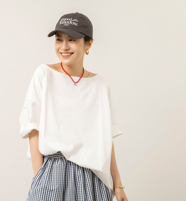 MAQWEL「【MAQWEL/マクウェル】ウォッシャブルバックタックオーバーＴ」|Tシャツ・カットソー|