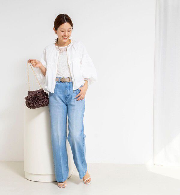 Rie Miller「【追加】《5サイズ展開》【RM denim】センタープレスデニム」|デニム|