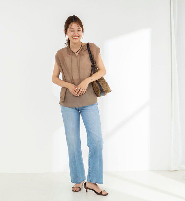 Rie Miller「【追加】《5サイズ展開》【RM denim】センタープレスデニム」|デニム|