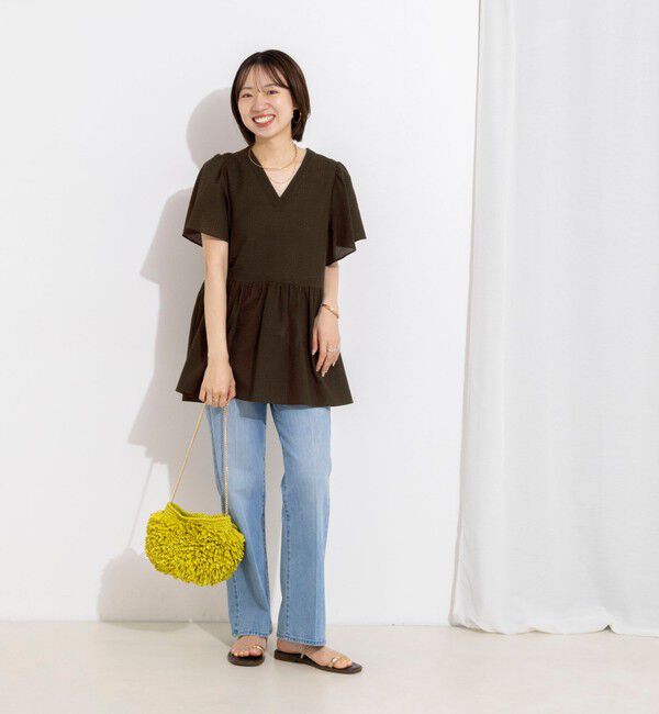 Rie Miller「【追加】《5サイズ展開》【RM denim】センタープレスデニム」|デニム|
