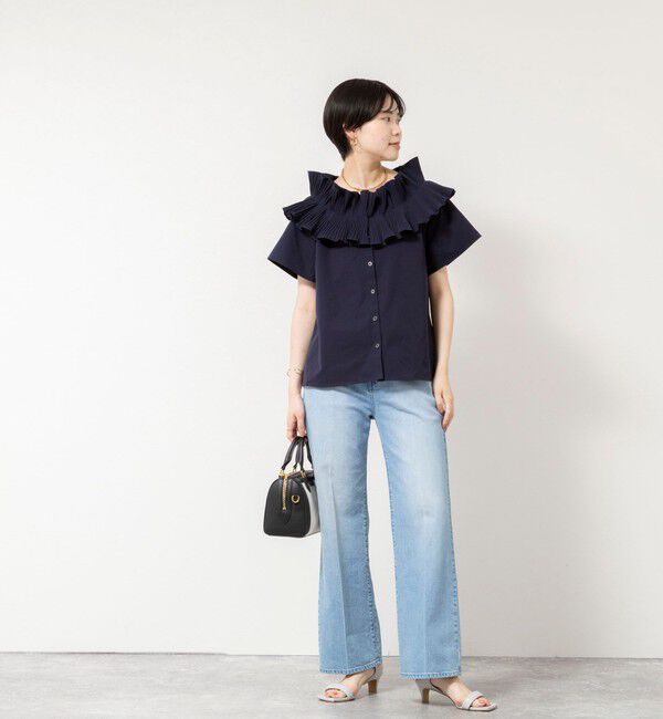 Rie Miller「【追加】《5サイズ展開》【RM denim】センタープレスデニム」|デニム|