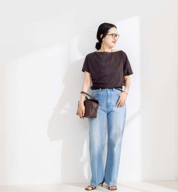 Rie Miller「【追加】《5サイズ展開》【RM denim】センタープレスデニム」|デニム|